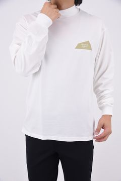 Kēhaupaʻa ICEPACK Mockneck / パラダイス・ナウ プリント ロングスリーブ モックネックシャツ (ホワイト)