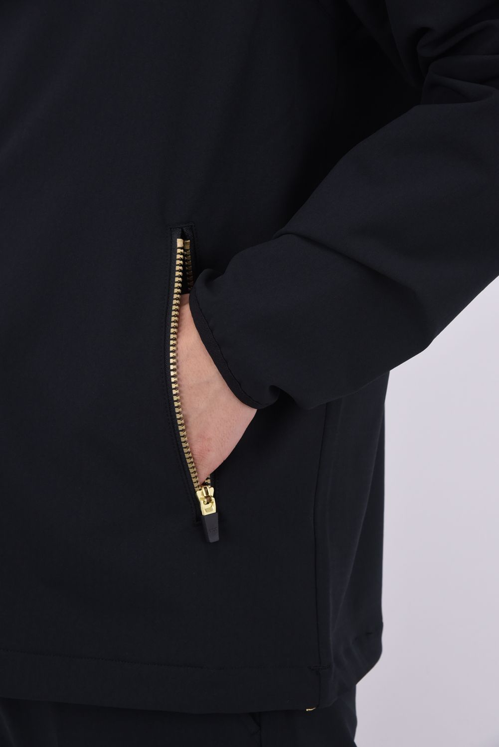 MENS STORM FLEECE ZIP HOODIE /  ストームフリースジップパーカー (ブラック)