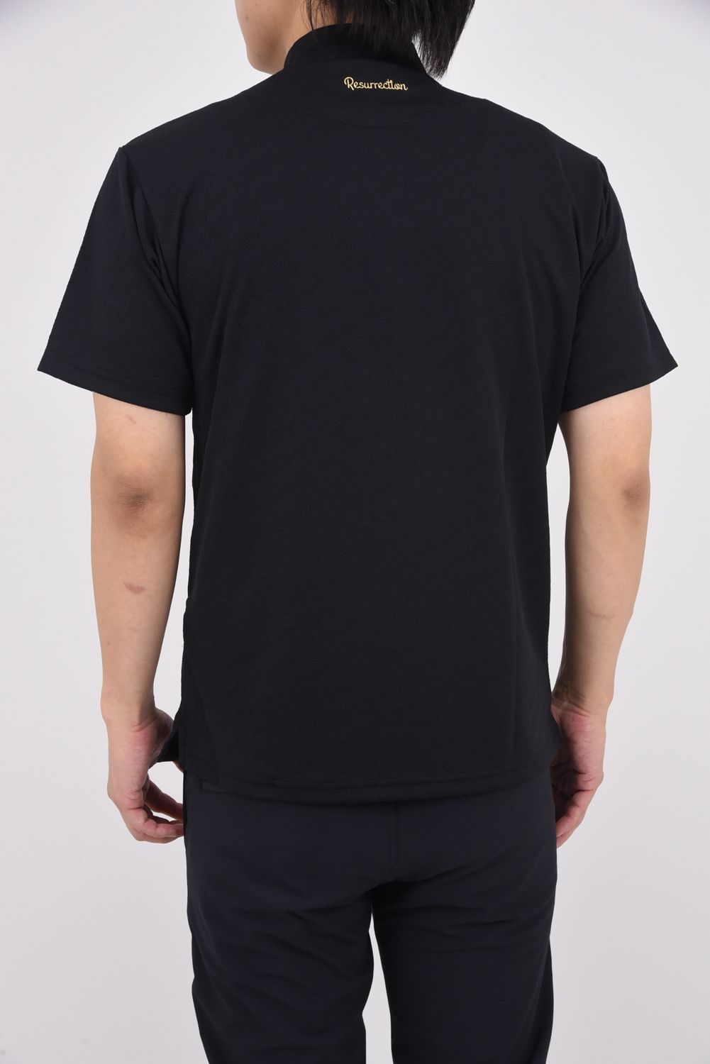 レザレクション　モックネック メンズ RRモノグラムモックネック (RELAX FIT) イエロー