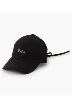 【26SS】【レディース】 WOMEN’S SMALL LOGO RIBBON CAP / ブランドロゴ バックリボン キャップ (ブラック)
