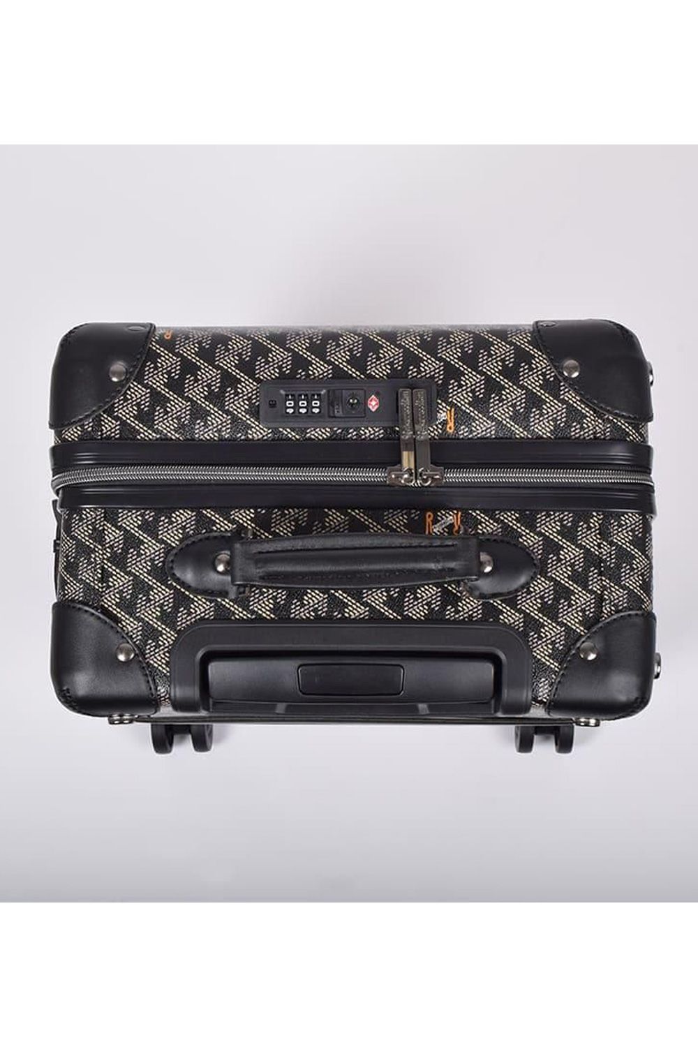 【銀行振込・代金引換不可】【返品・交換不可】 GALAPAGO No.2 (ガラパゴ) / ブランドオリジナルテキスタイル キャリーバッグ （ダークブラック）*