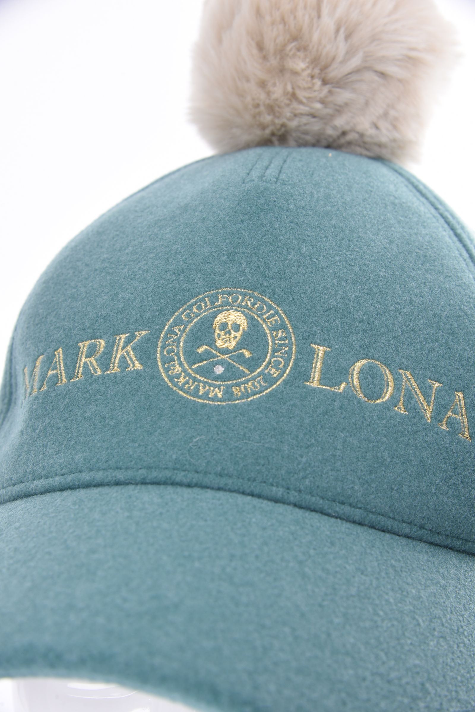 【レディース】ATLANTRIS SPARKLE POM CAP / エコファー梵天 キャップ (ミント)