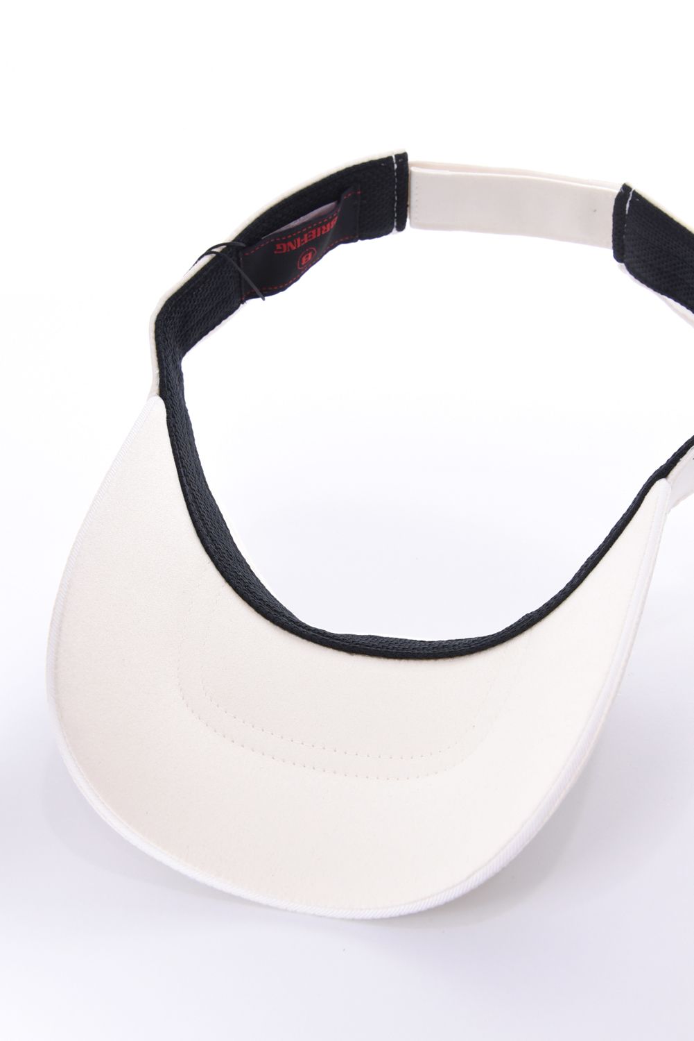【26AW】 MEN’S SUEDE SMALL BG LOGO VISOR / スウェード素材 スモールBGロゴ サンバイザー (ホワイト)