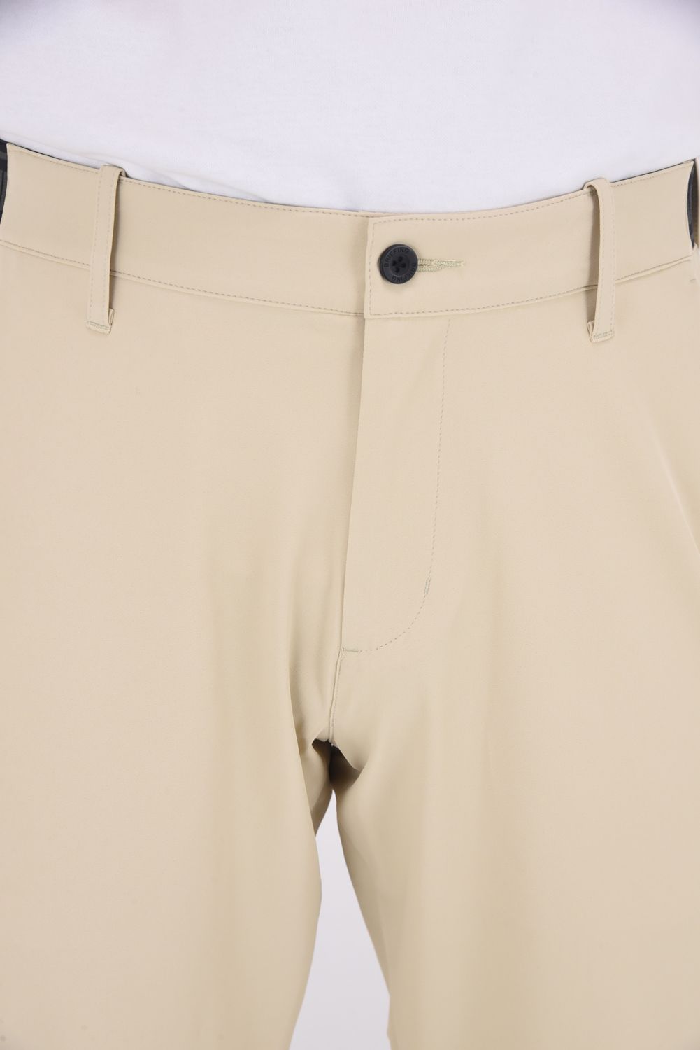 【25SS】 MEN’S LOGO ELASTIC SUMMER PANTS / ロゴ ゴムベルト パンツ (ベージュ)