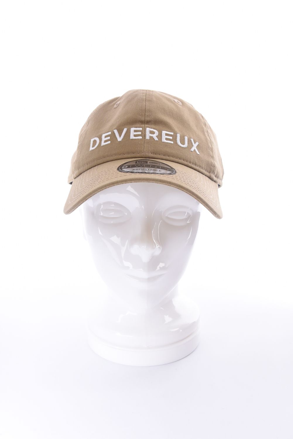 【26SS】 DVG NEWERA CAP / ブランドロゴ刺繡 ベースボールキャップ (サンド)