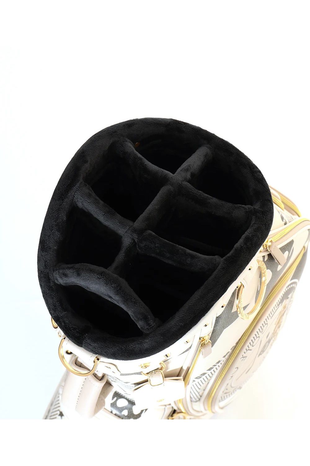 【26AW】 ATLAS SIGNATURE CADDY BAG / アイアンスカル シンセティックレザー カートタイプ キャディバッグ (アイボリー)