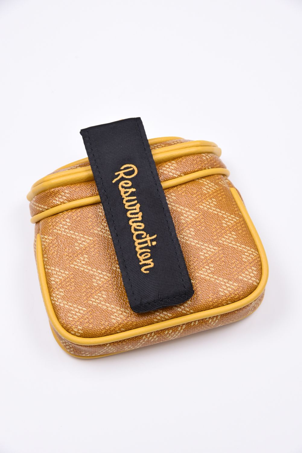 Putter Cover (Mallet) No.2 / ブランドオリジナル テキスタイル パターカバー マレットタイプ (キャメル)*