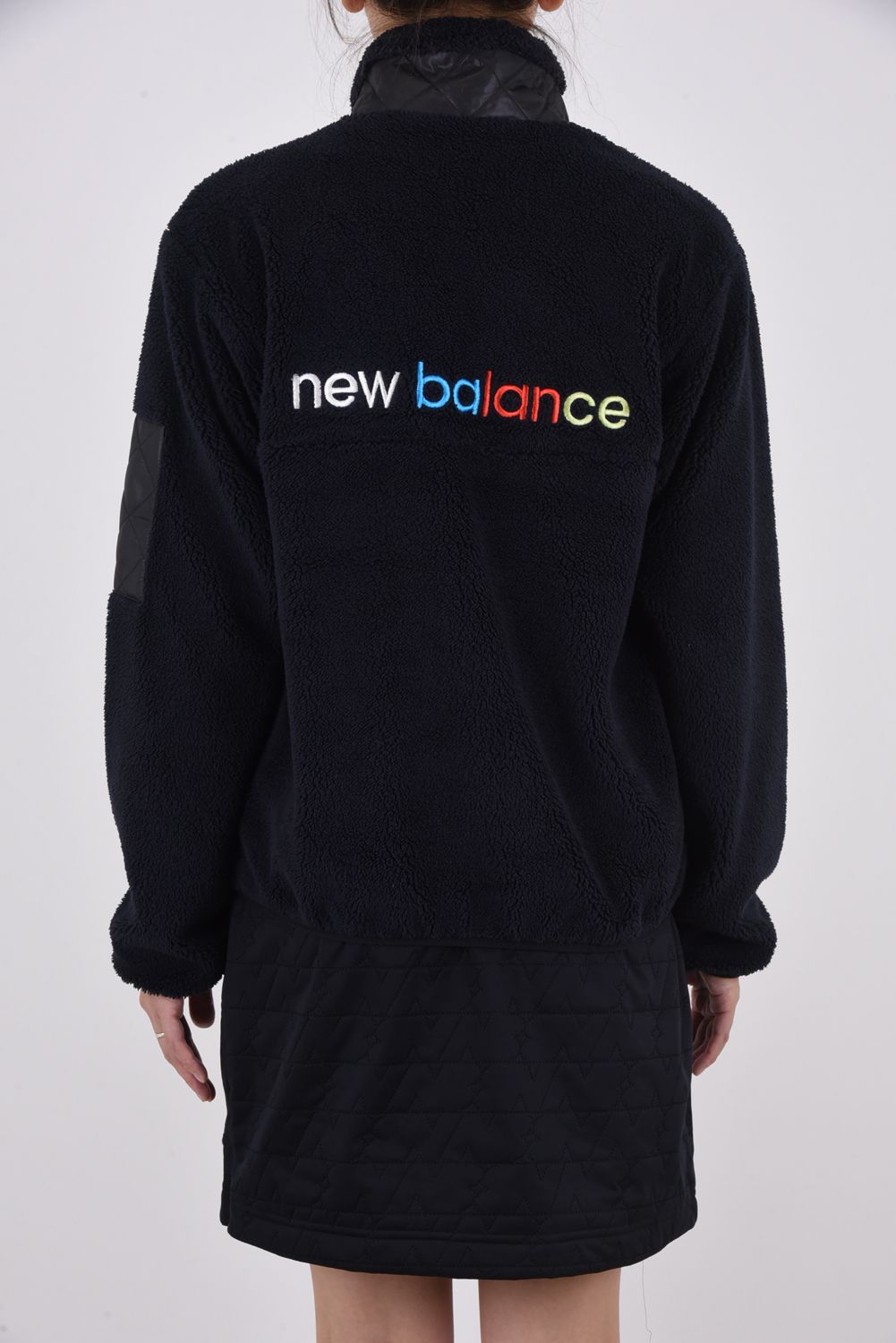 new balance golf - FLEECE FULL ZIP BLOUSON / NBロゴ ムックボア