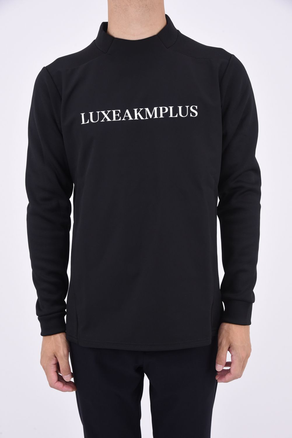 WINDPROOF MOCK / ウィンド プルーフ モックネック Tシャツ (ブラック)