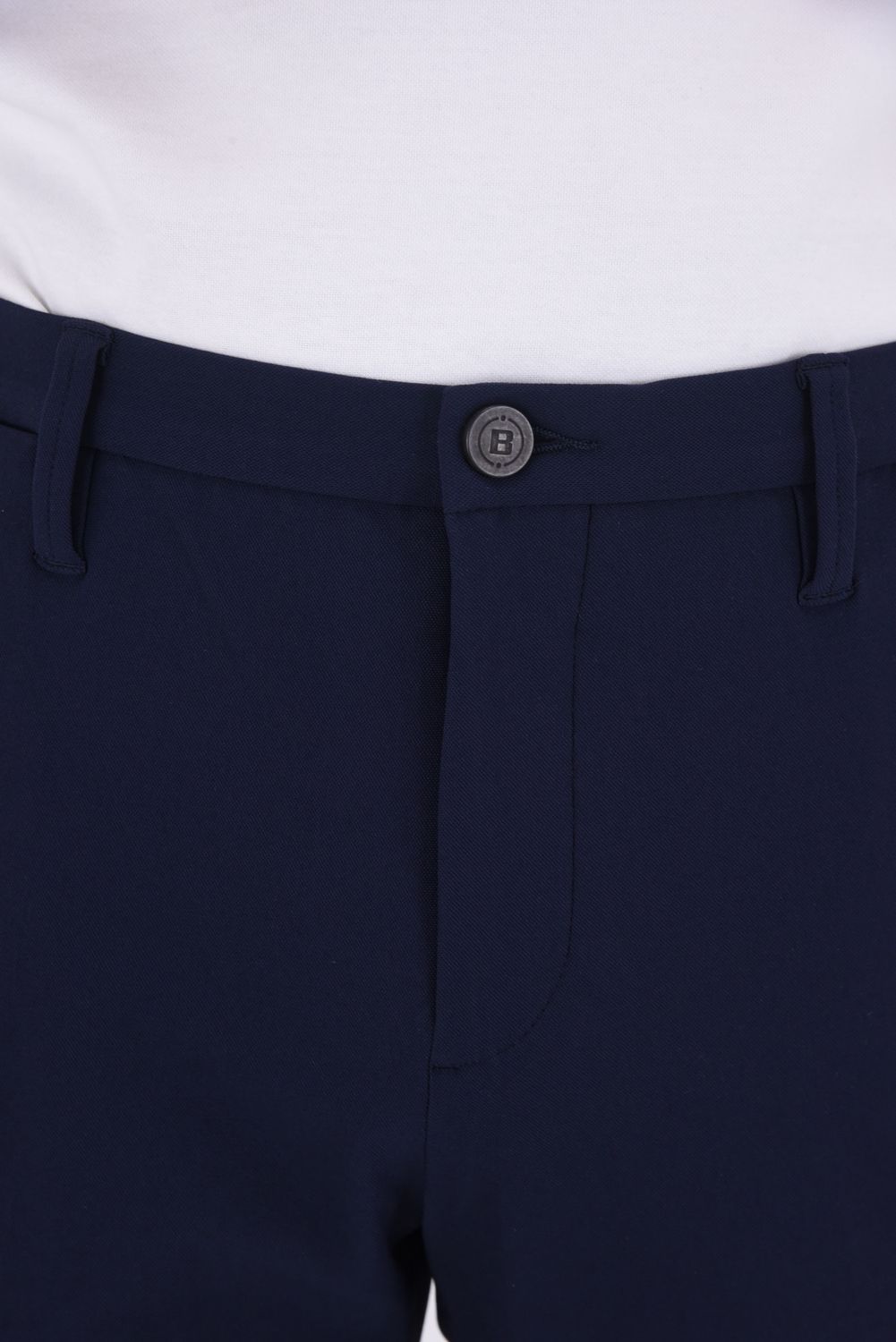 【25SS】 MENS BASIC PANTS / ベーシック フルレングス ストレッチ パンツ (ネイビー)