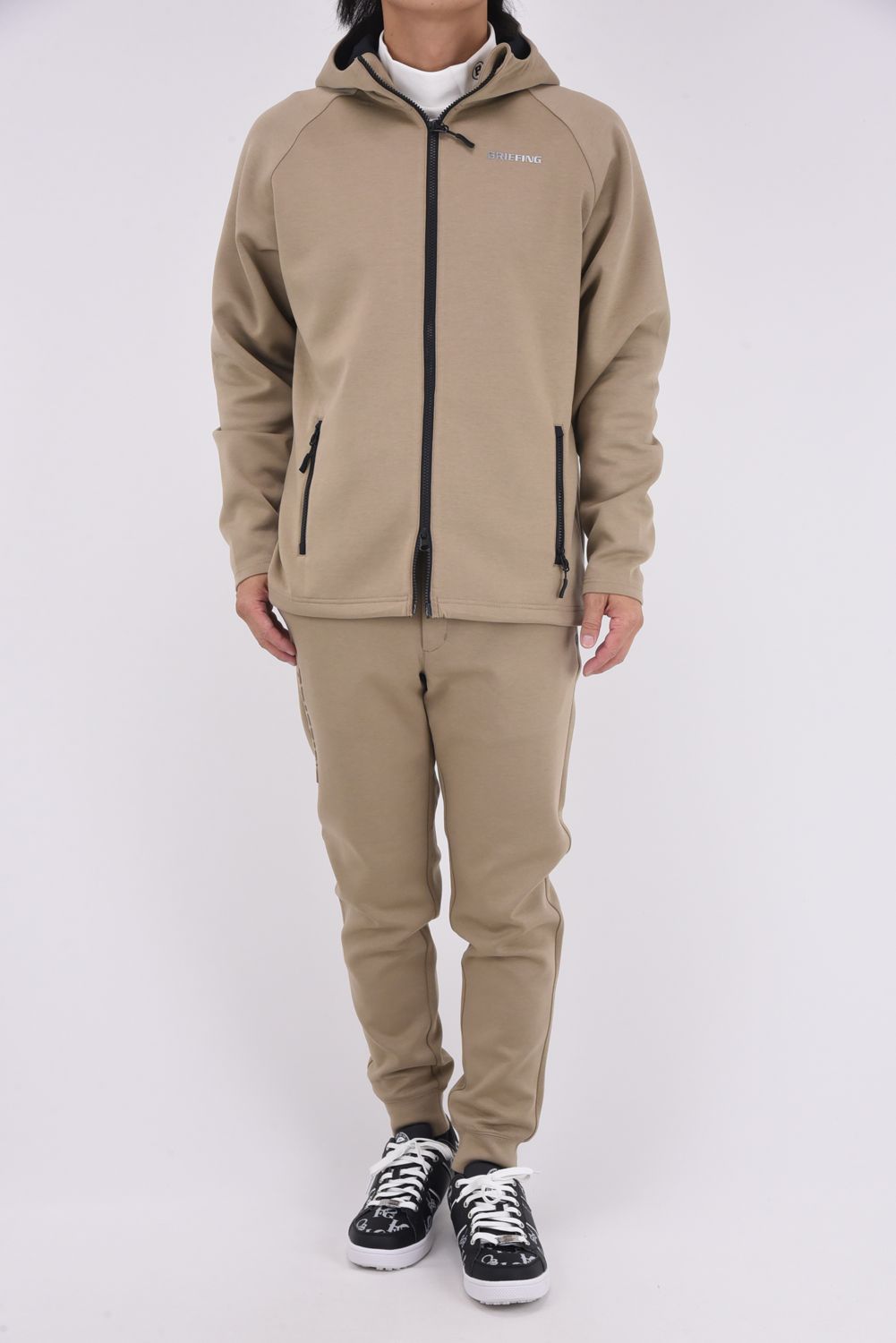 【25AW】 MEN'S WARM 3D LOGO PARKA / ダンボールニット 3D ロゴパーカー (ベージュ)