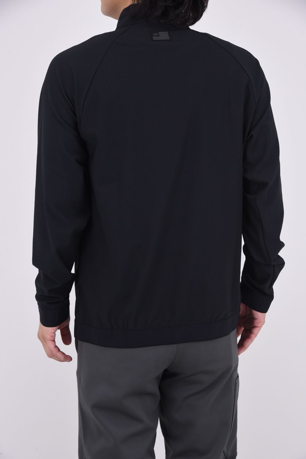 BRIEFING - 【25AW】MEN'S LA LOGO RIB LS HALFZIP RF