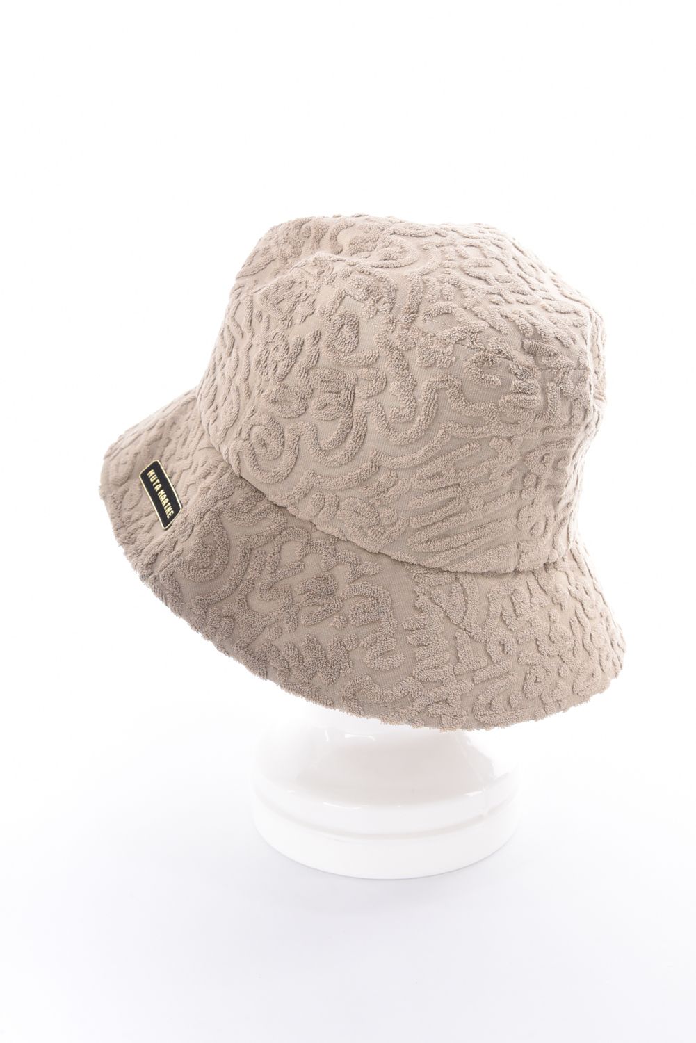 【26SS】 LINE ART PILE BUCKET HAT / パイル生地 ラインアート バケットハット (ベージュ)