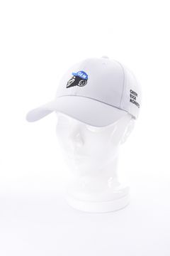【26SS】 CAP / モンキー刺繍ワッペン ベースボールキャップ (ライトグレー)