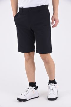MENS LOGO ELASTIC SHORT PANTS / ロゴ エラスティック ショートパンツ (ブラック)