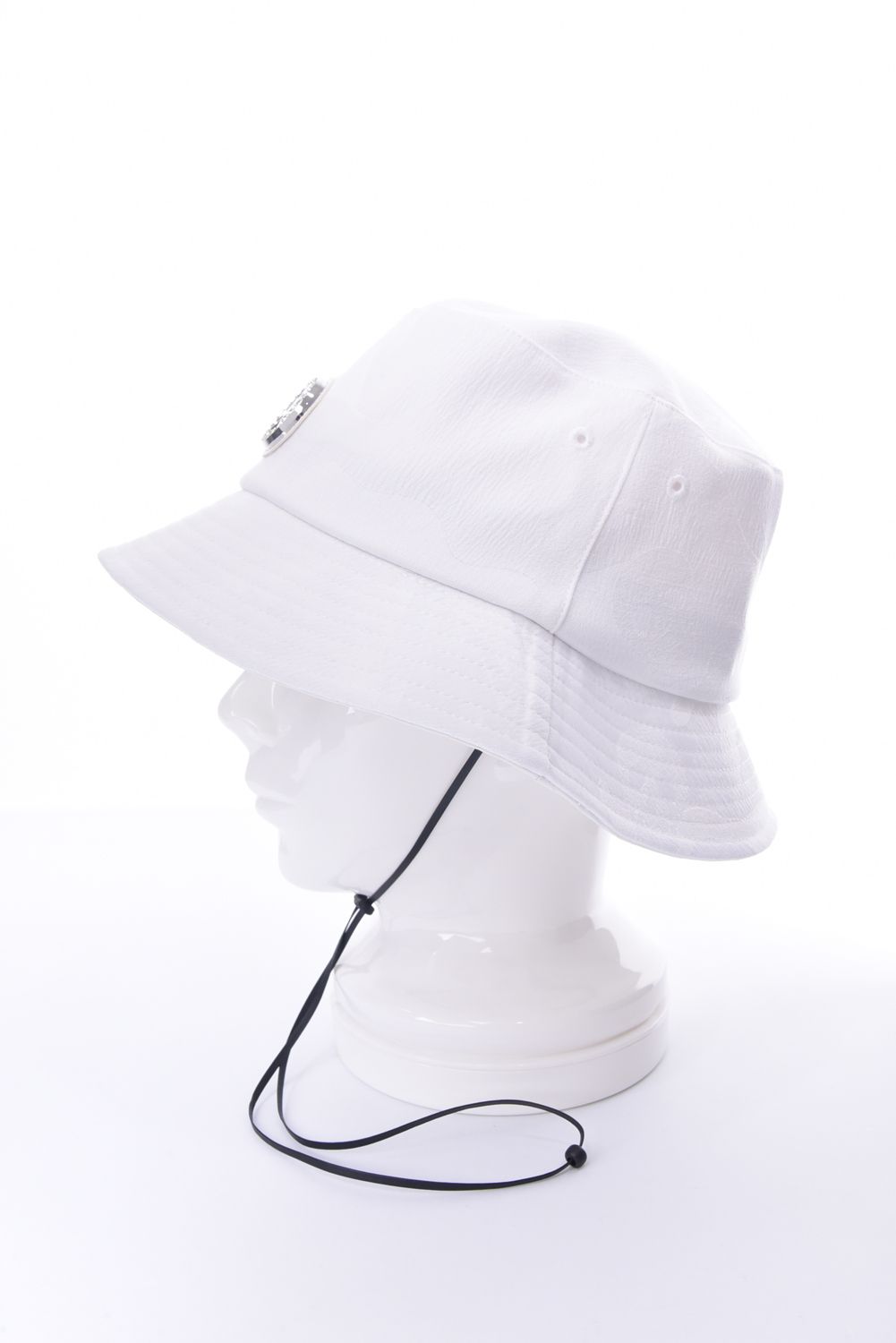 【26SS】 GAUGE CAMO BUCKET HAT / カモフラージュパターン メタルプレート バケットハット (ホワイト)
