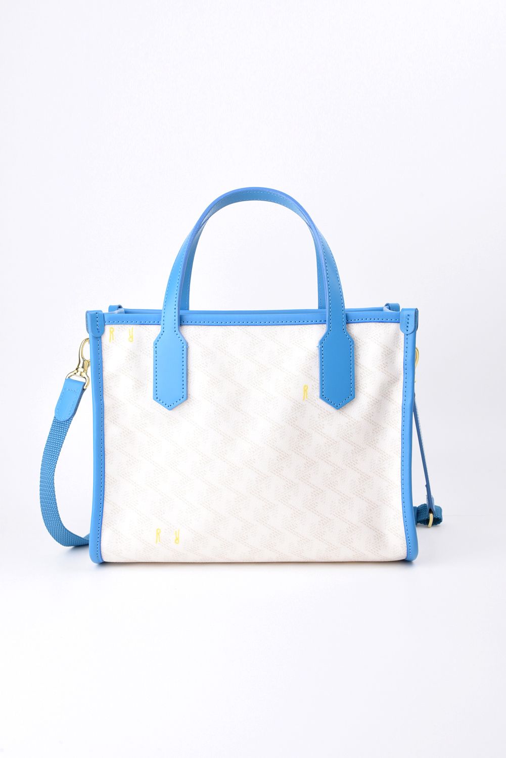 【GOSSIP GOLF別注商品】 LANIUS SQUARE MINI (ラニウス スクエア ミニ) / ブランドオリジナルテキスタイル カートバッグ （ウルトラマリン / Hイエローライニング） (4月末入荷予定）