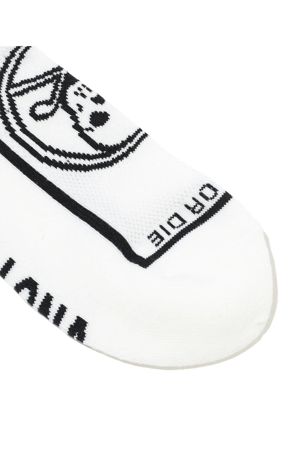 【26SS】 ROUND SKULL ATHLETIC LOW SOCKS / サークルスカルジャカード スニーカー丈 ローソックス (ホワイト)