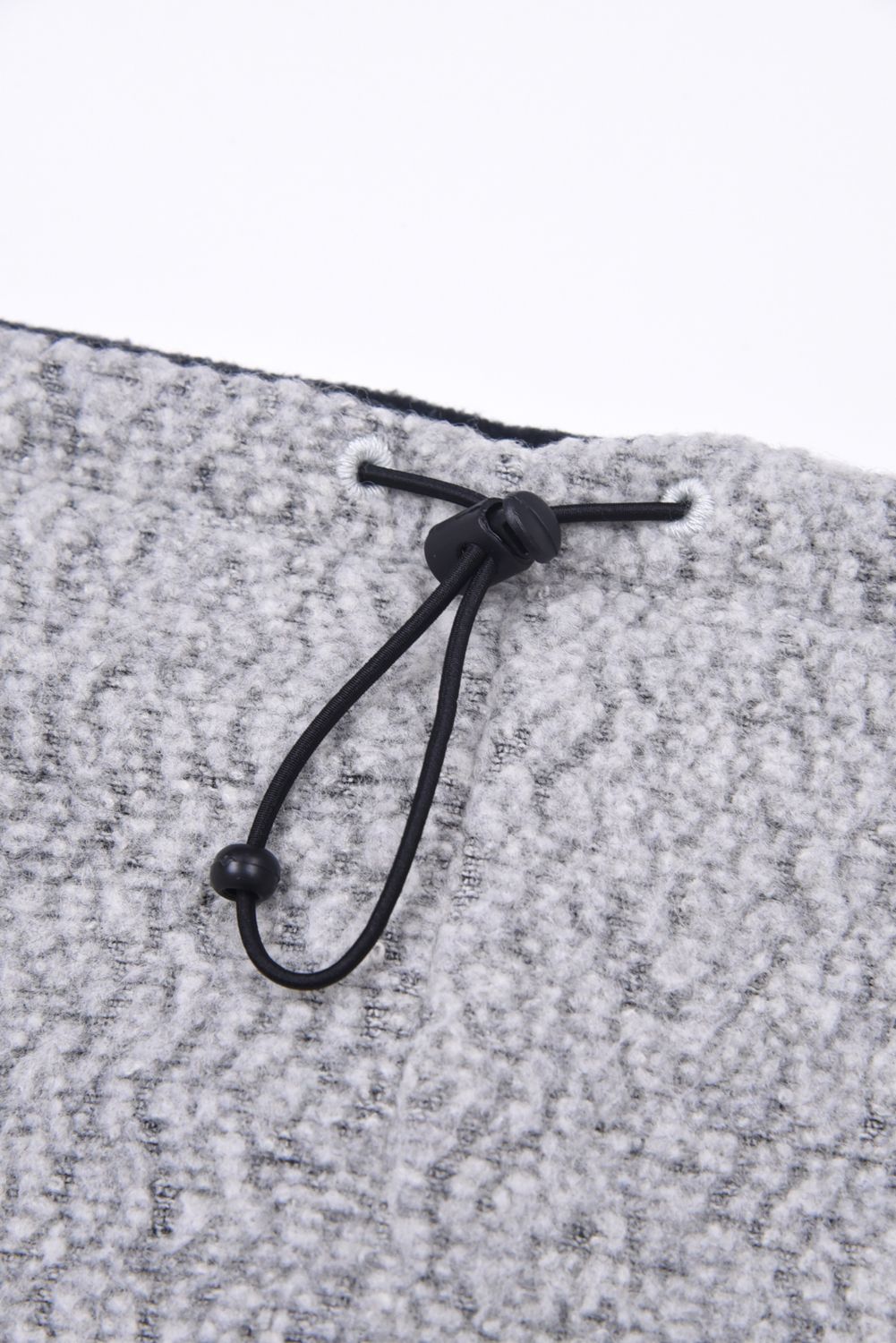 WOOL BOA NECK GAITER / ウールボアフリース ネックウォーマー (ライトグレー)