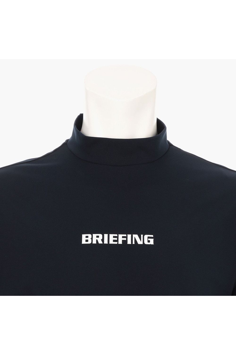 【26SS】 MEN'S TOUR HIGHNECK / ベーシック ブランドロゴ モックネックTシャツ (ネイビー)