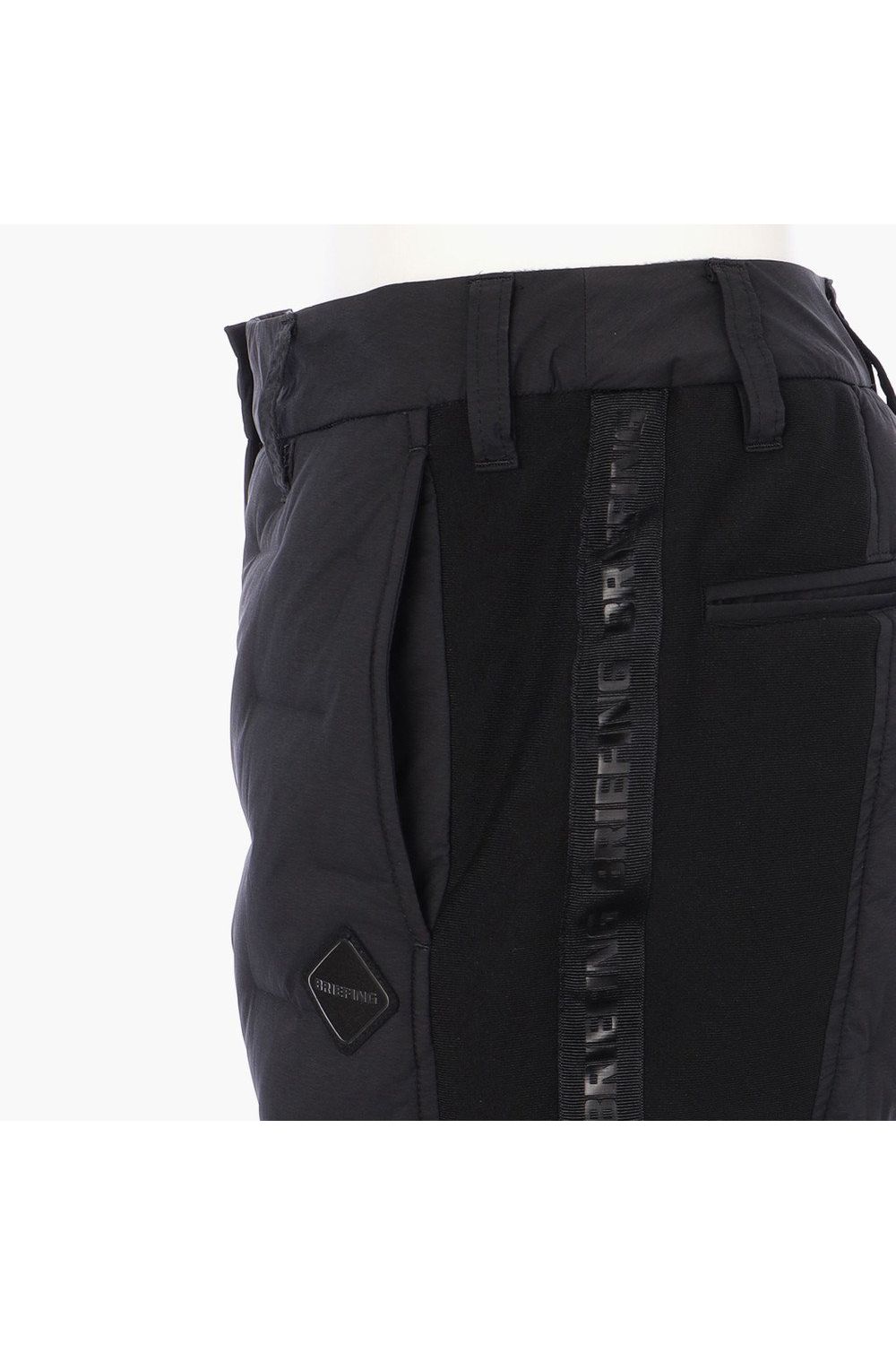 【25AW】【レディース】 WOMEN'S HYBRID DOWN PANTS / ストレッチタフタ ダイヤモンドロゴ ハイブリッドダウンパンツ (ブラック)
