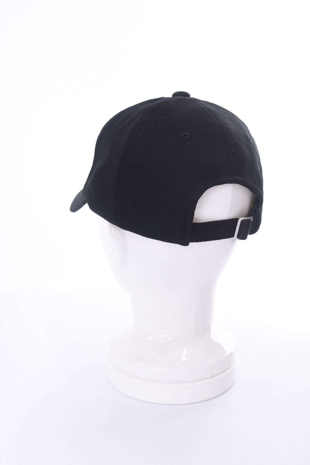 GM JACQUARD CAP / ブランドオリジナルテキスタイル ジャガード キャップ (ブラック)