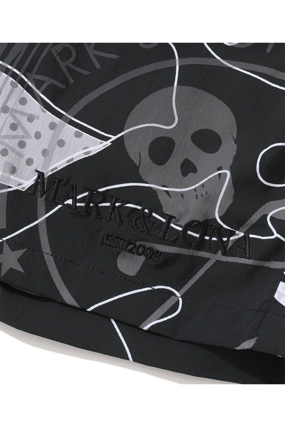 【2026SS 木村拓哉さん着用 VOL.4】 AXON CAMO PERFORMANCE SHORTS / 軽量ナイロンタフタ カモフラージュプリント ショートパンツ (ブラック) (3月4日入荷予定)