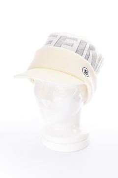 MS WR WOOL KNIT WORK CAP / ブランドロゴジャカード ニットワークキャップ (アイボリー)