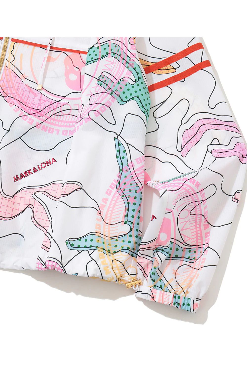 【26SS】【レディース】 AXON CAMO AIRTECH STRETCH HOODIE / 高機能メッシュ素材 カモフラージュプリント フーデットライトジャケット (ホワイト)