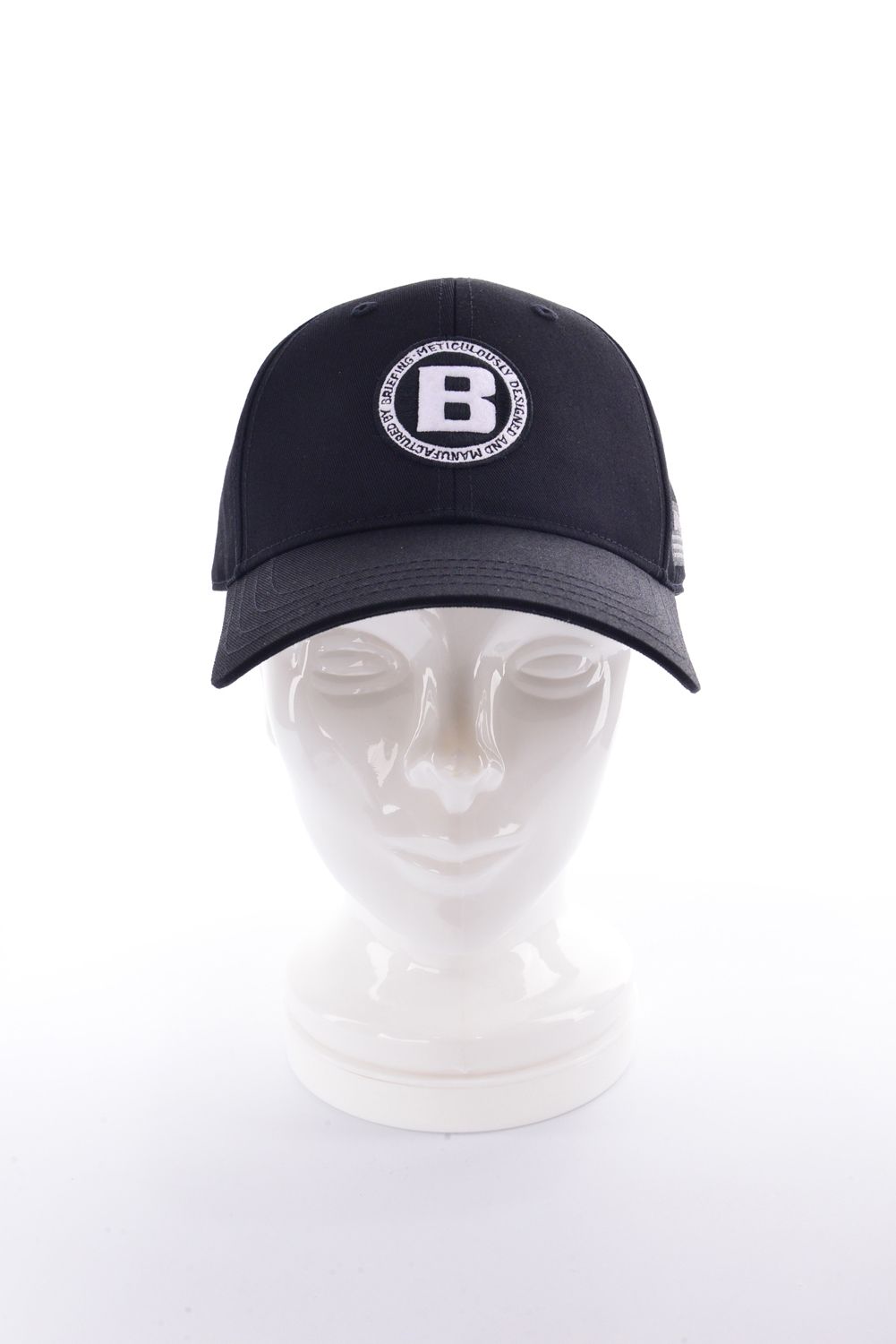 【GOSSIP GOLF別注】 B-MARK CIRCLE LOGO CAP / サークルロゴ シルバー刺繍 キャップ (ブラック)