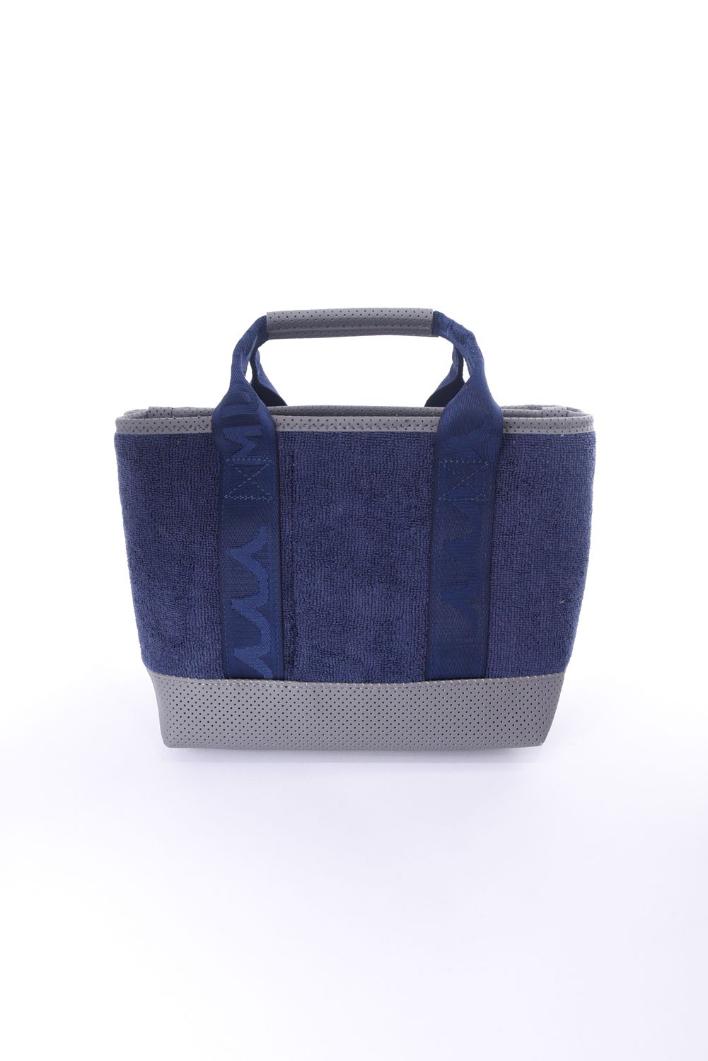 【26SS】 PILE PARTITION TOTE BAG / パイル生地 パーテーショントートバッグ (ネイビー)
