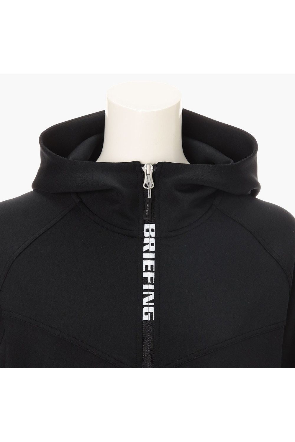 【26SS】【レディース】 WOMEN’S 3D LOGO PARKA / 3Dエンボスロゴ ストレッチジャージ ジップアップパーカー (ブラック)