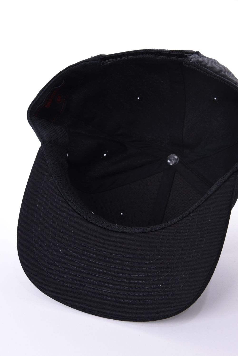 【26AW】 MEN’S BASIC FLAT VISOR CAP / ベーシック ブランドロゴ フラットキャップ (ブラック)