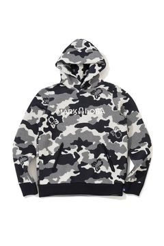 【2026AW KARINAさん着用】【レディース】 MERCURY CAMO JACQUARD KNIT / ジャパンメイド カモフラジャカード ニットパーカー (ネイビー)