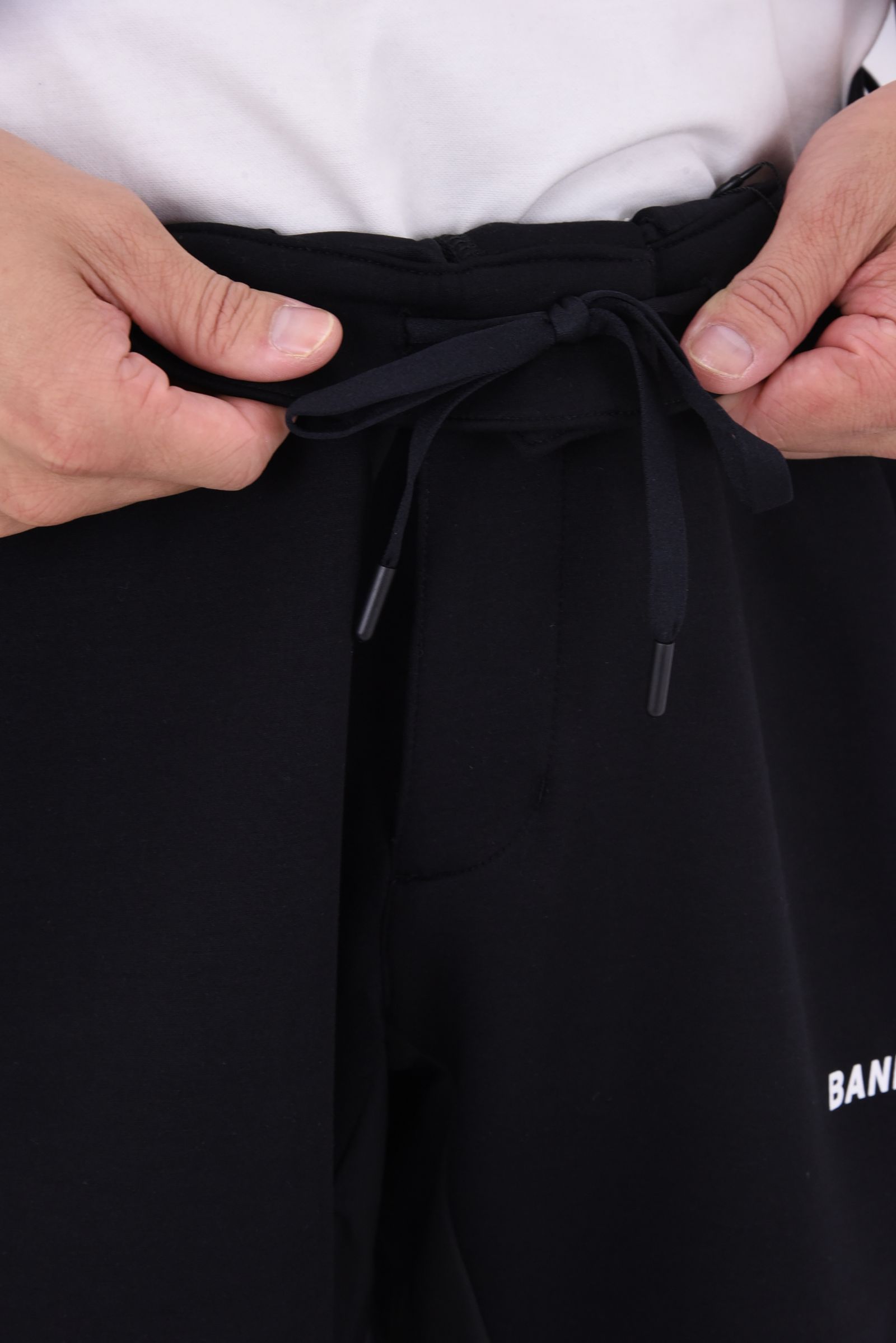 【26AW】 BONDING COMBINATION PANTS / ボンディングコンビネーション ロングパンツ (ブラック)