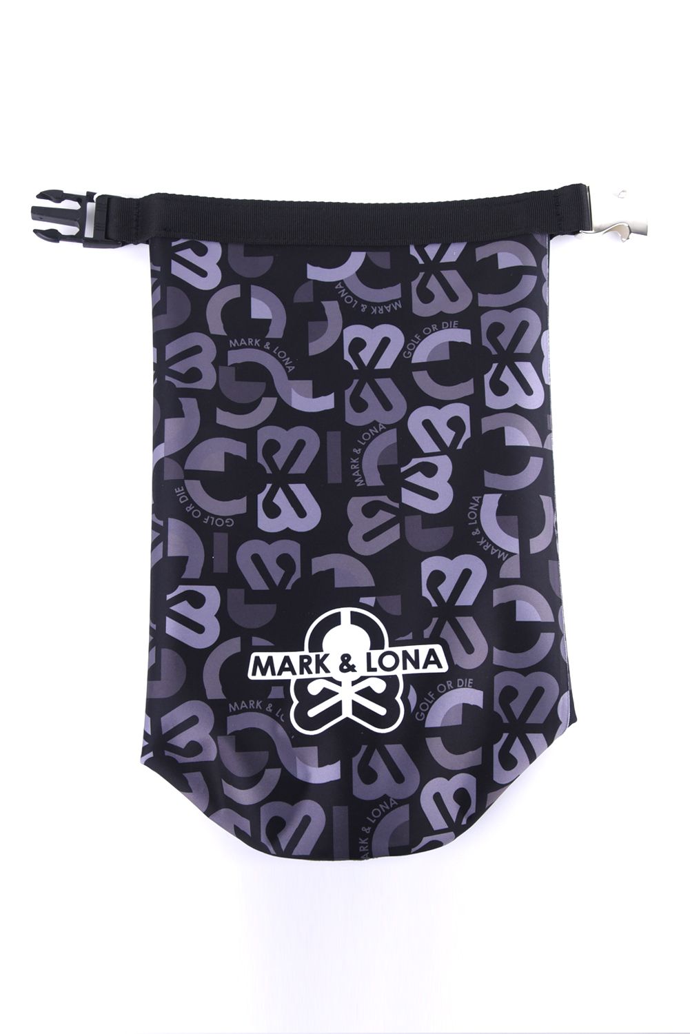 【26SS】 QUADRA ROUND COOLING BAG / エレメントスカルプリント ハンドル仕様 アイスバッグ (ブラック)