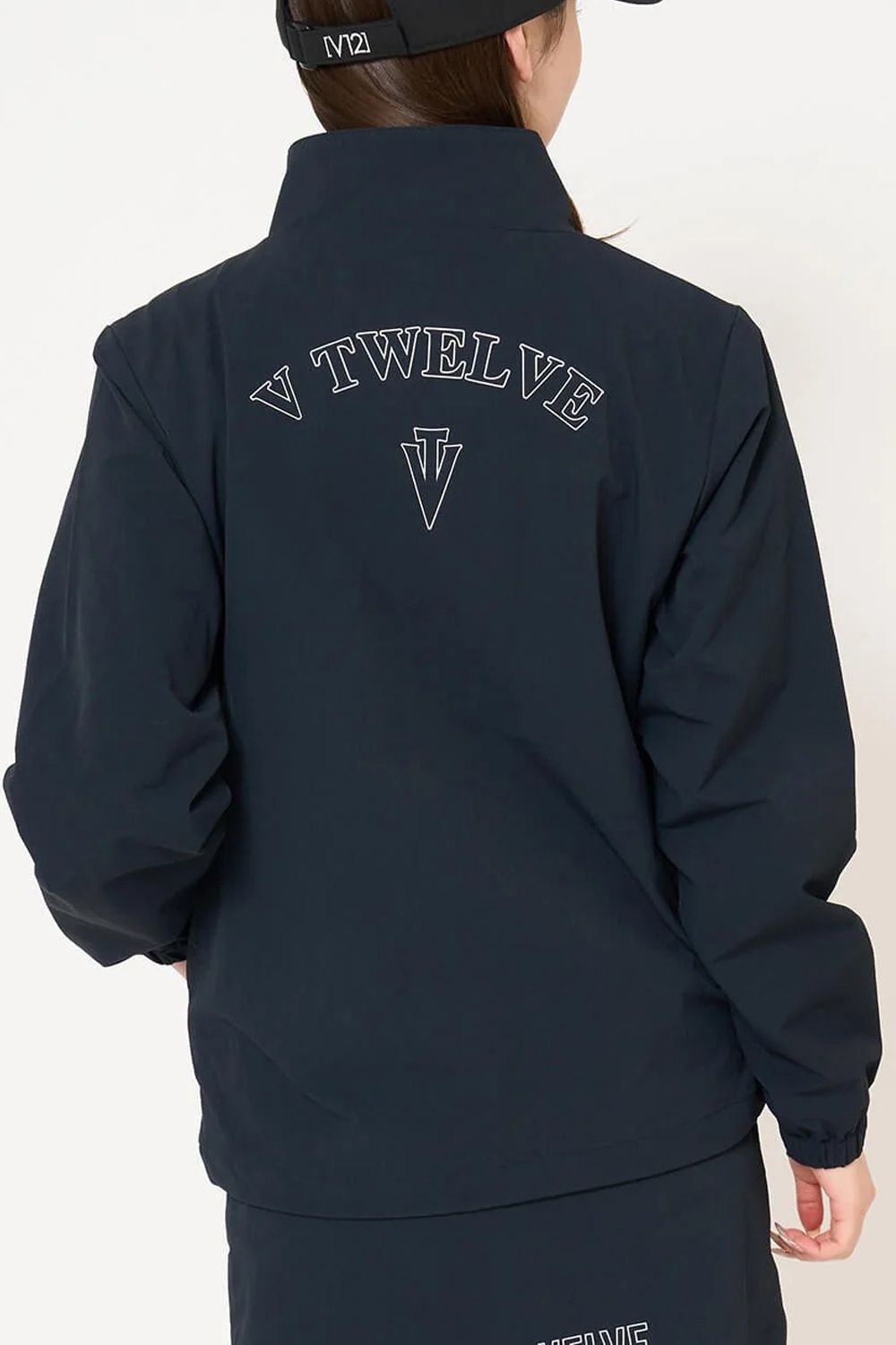 【26AW】【レディース】 MOLD LOGO JKT / 高撥水生地 バックロゴ ナイロンジャケット (ブラック)