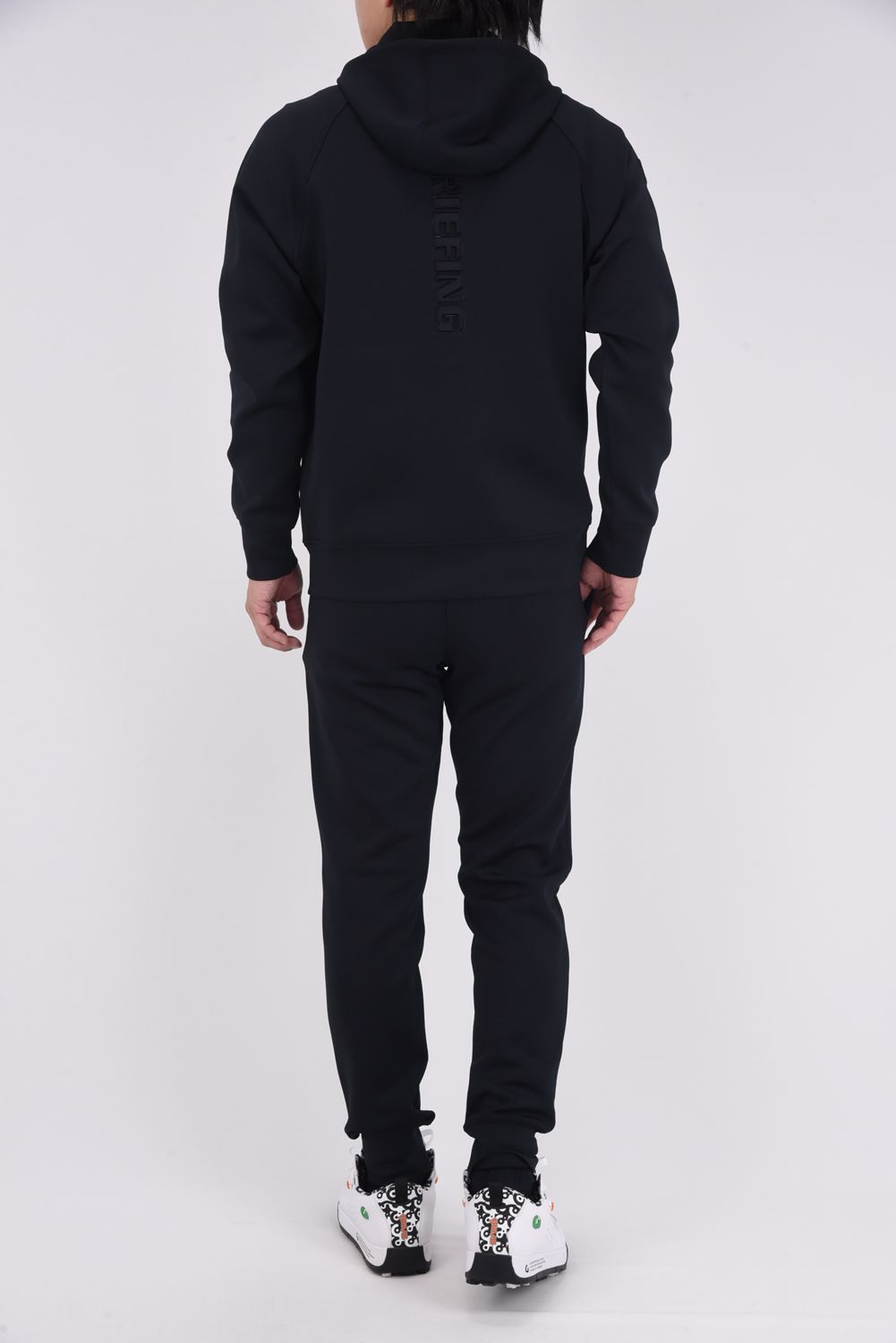 【25AW】 MEN'S 3D LOGO JOGGER PANTS / 3Dロゴ ストレッチジャージ ジョガーパンツ (ブラック)