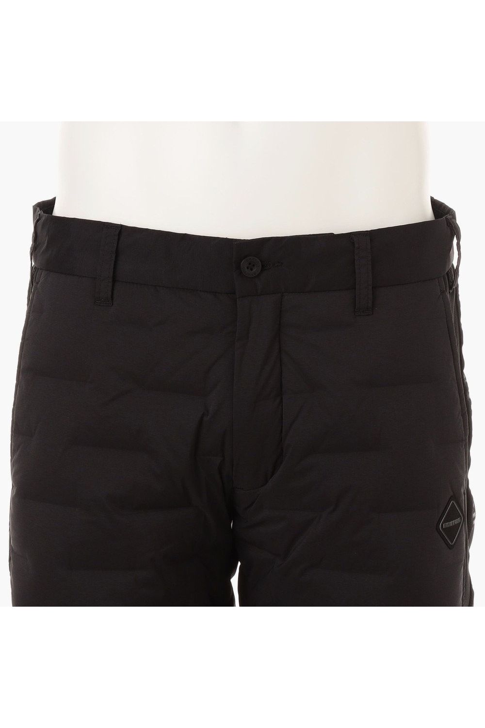 【25AW】 MEN'S HYBRID DOWN PANTS / ストレッチタフタ ダイヤモンドロゴ ハイブリッドダウンパンツ (ブラック)