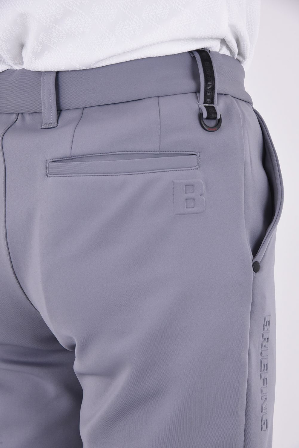 【26SS】 MEN'S 3D LOGO JOGGER PANTS / 3Dエンボスロゴ ストレッチジャージ ジョガーパンツ (グレー)