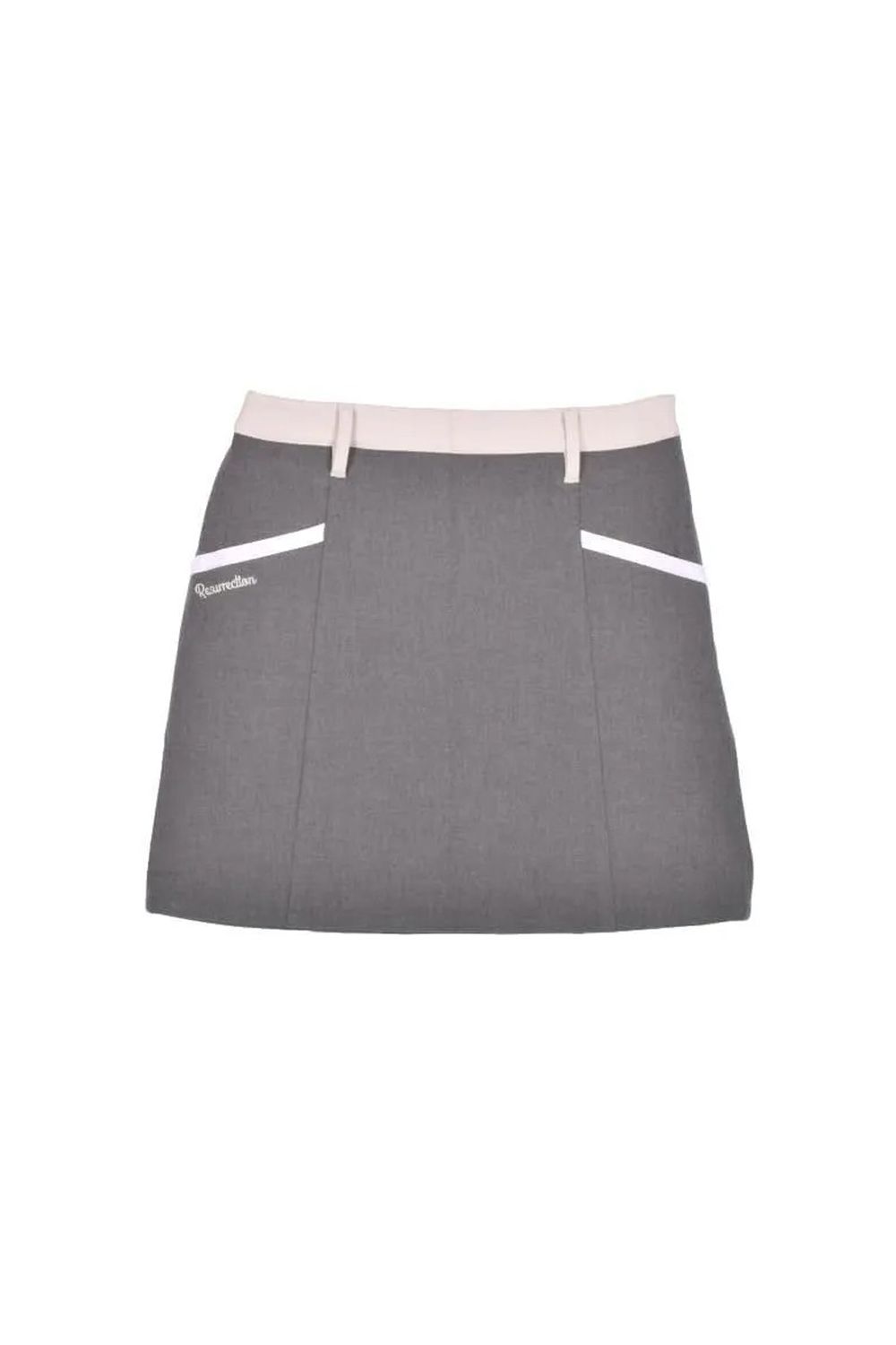 【26AW】【レディース】 SLASH POCKET SKIRT / スラッシュポケット スカート (グレー)*