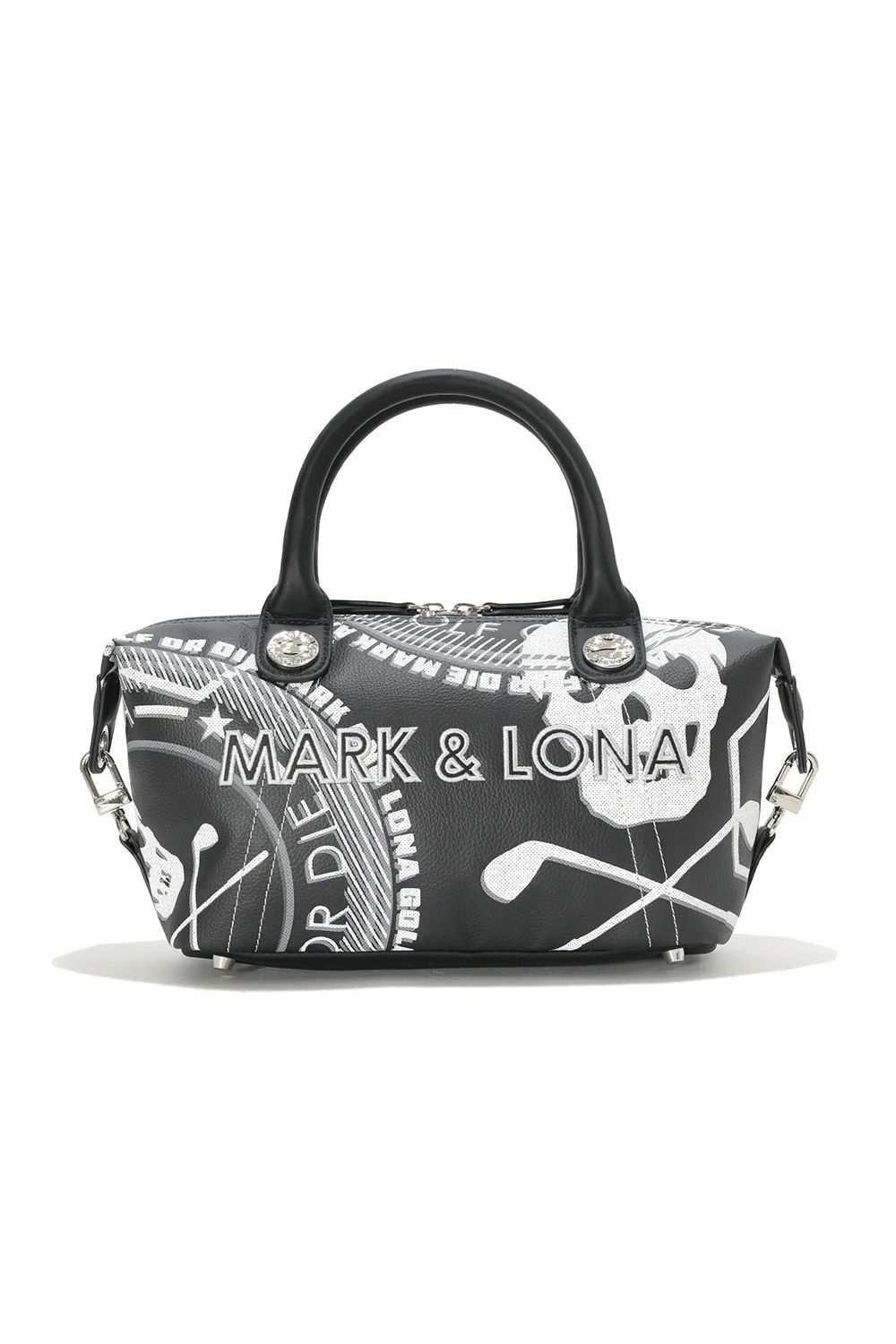 【26SS】 ATLAS CONVERTIBLE CART BAG / アイアンスカル シンセティックレザー 2WAYカートバッグ (ブラック) (2月18日入荷予定)