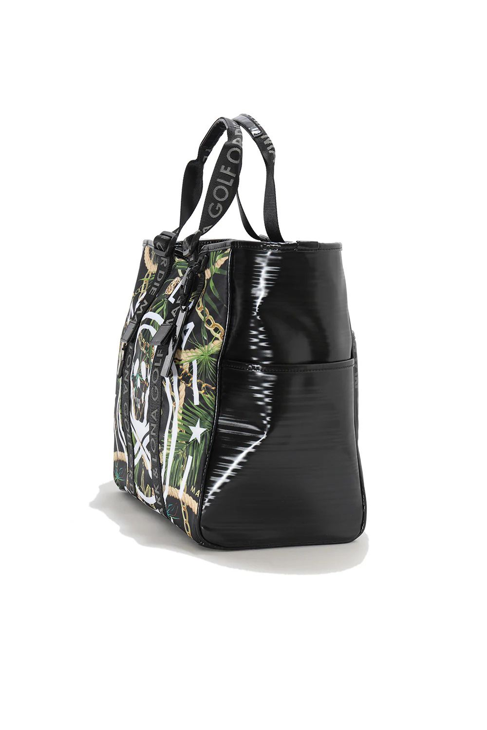 【2026SS 木村拓哉さん着用 VOL.7】 RIVIERA TOTE BAG / ボタニカルグラフィック 2WAYトートバッグ (ブラック)