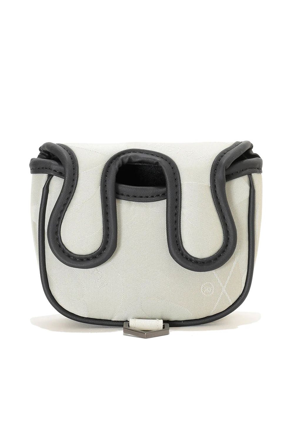 PREMIUM GAUGE MALLET COVER / コーデュラナイロン レザーパイピング オリジナルカモジャカード マレットタイプ パターカバー (アイスグレー)