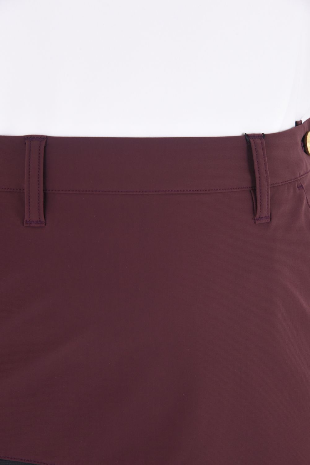 【レディース】CARVICO STRETCH PLEATS SKIRT / カルビコ生地 ストレッチ プリーツスカート (バーガンディ)*