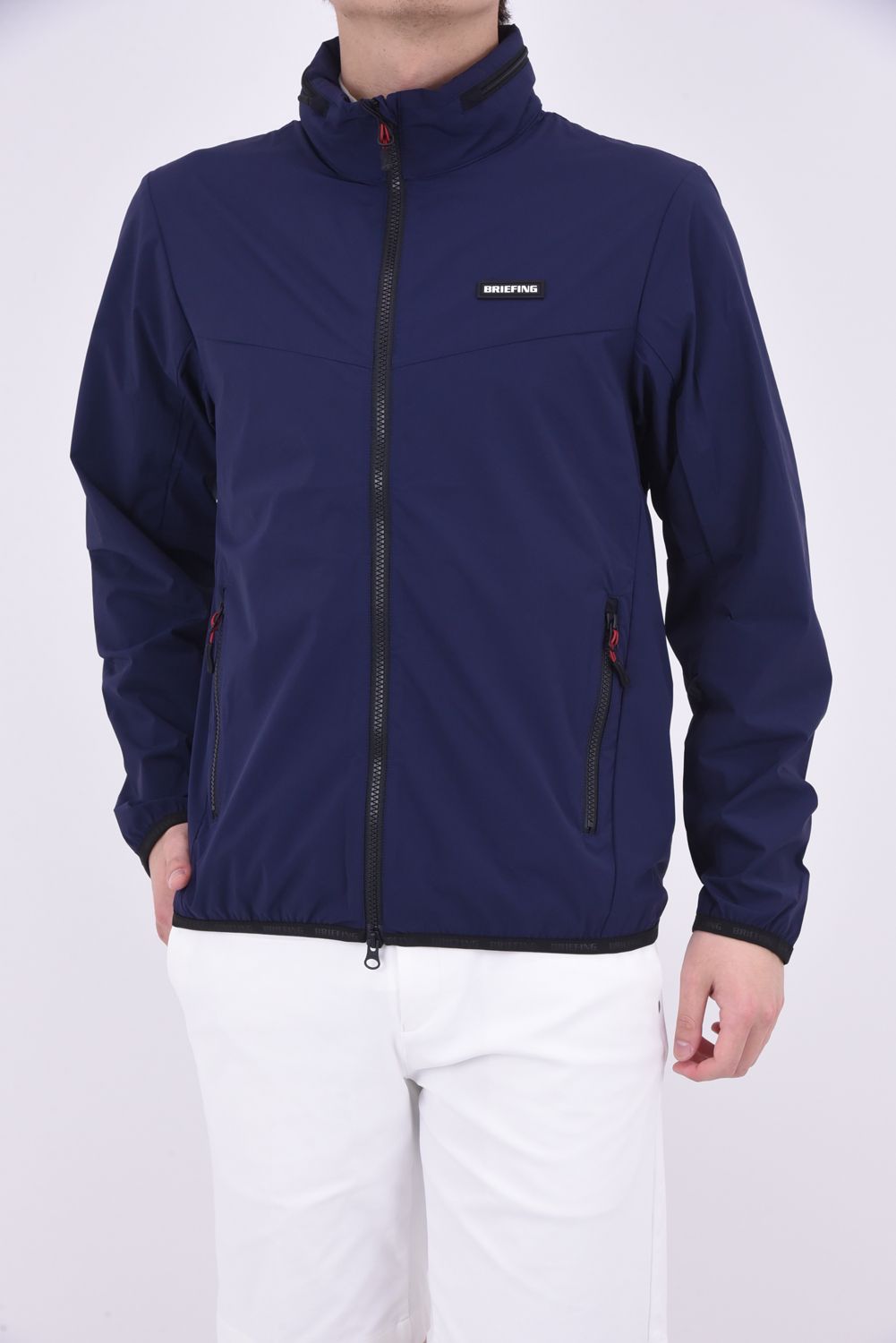 BRIEFING - MENS WIND BLOUSON / 4WAY ストレッチタフタ ジップアップ