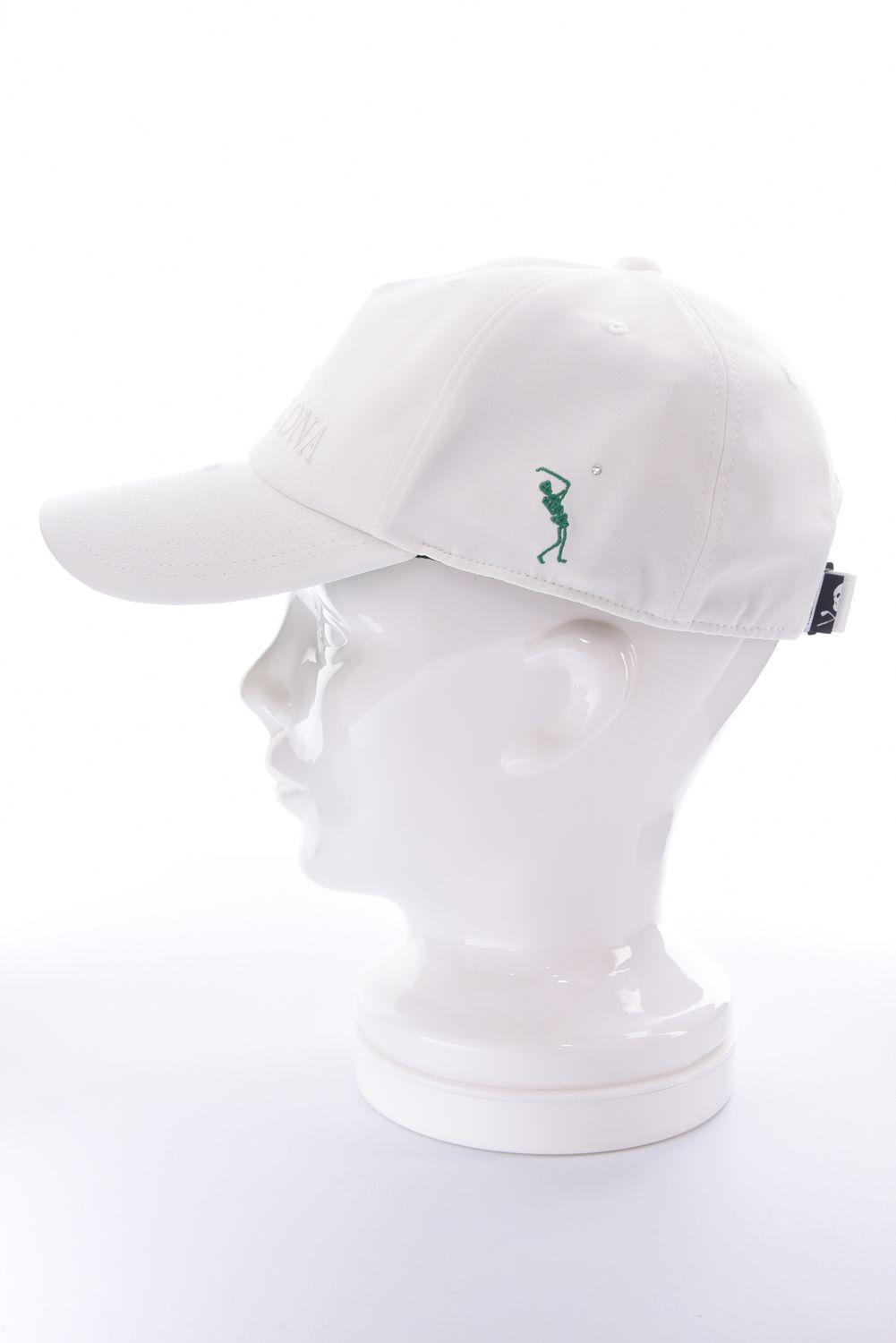 【26SS】 IRON SKULL CRYSTAL ACCENT CAP / アイアンスカル ブランドロゴ刺繍 ベースボールキャップ (アイボリー)