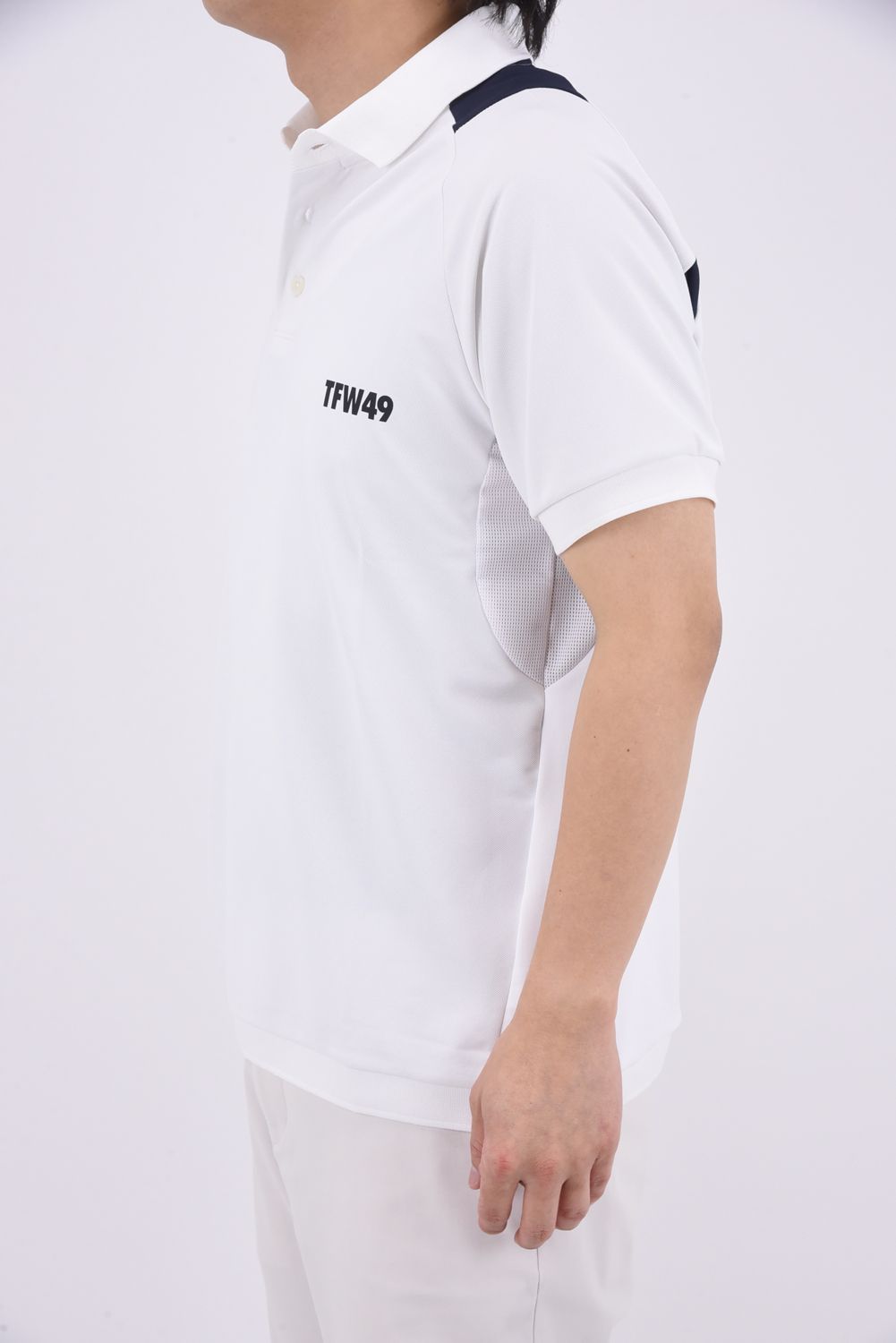 メンズウェア TFW49 25SS ATHLETE POLO WHITE L TFW49 - 【期間限定ポイント10倍】【25SS】 ATHLETE POLO