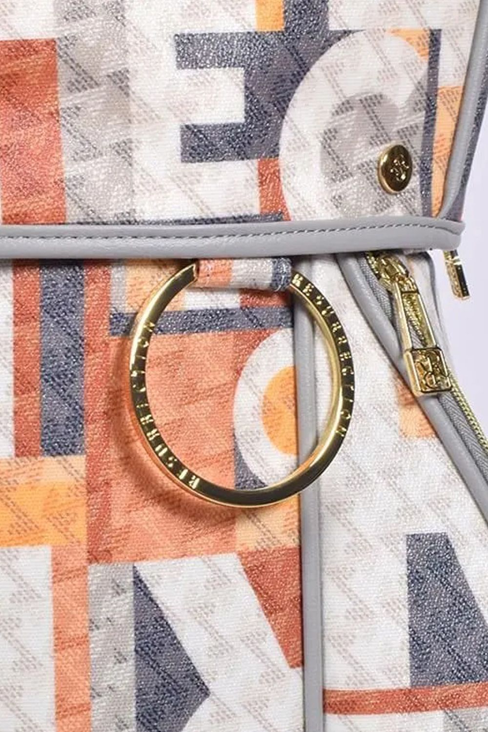 【26SS】【銀行振込・代金引換不可】【返品・交換不可】 RALLINA AP (ラリーナ) / ブランドオリジナルテキスタイル カートタイプ キャディバッグ (デイタイムジャンクション)*