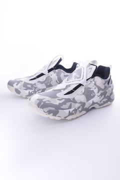 ATRIUM SPIKELESS SHOES / カモフラージュプリント ローカット スパイクレススニーカー (ホワイト)